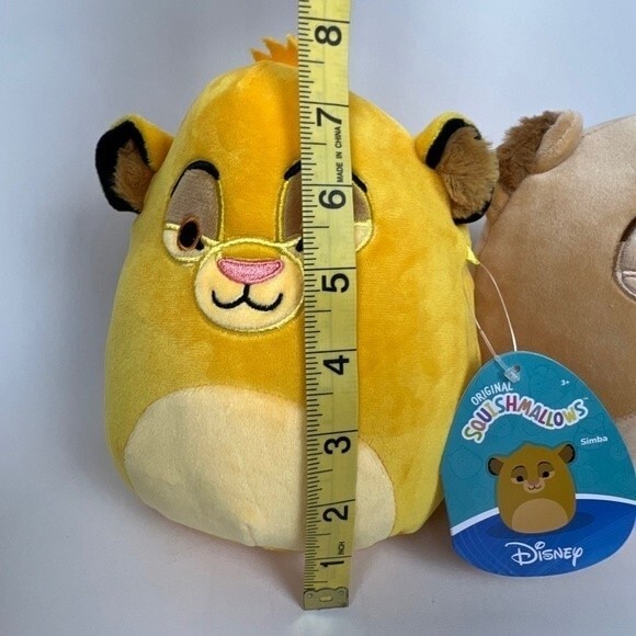Squishmallows Disney Lion King Scar Nala Simba Squishmallow 7” - 8” Set … - Picture 8 of 8